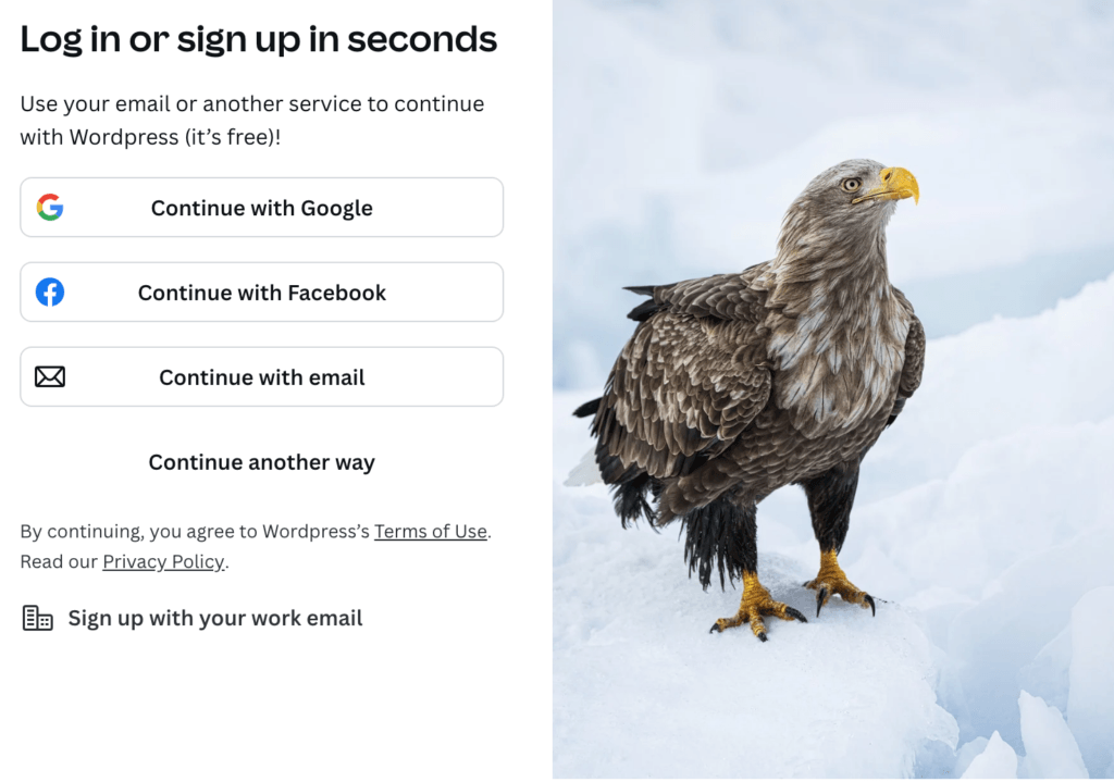 Wordpress social login design